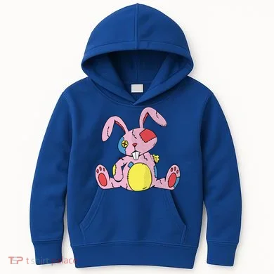 Old Stuffed Rabbit Kids Hoodie