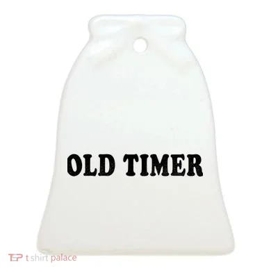 Old Timer Ceramic Ornament