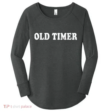 Old Timer Women's Perfect Tri Tunic Long Sleeve Shirt