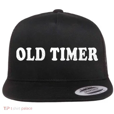 Old Timer Flat Bill Trucker Hat