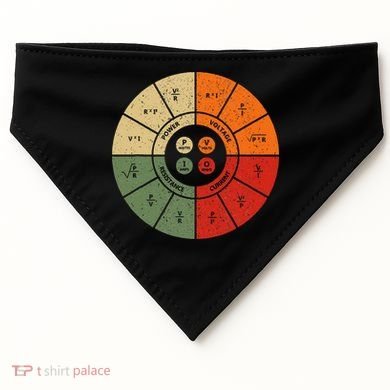 Ohms Law Diagram Electrical Electronics Engineer USA-Made Doggie Bandana