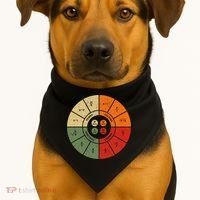 Ohms Law Diagram Electrical Electronics Engineer USA-Made Doggie Bandana thumb 1