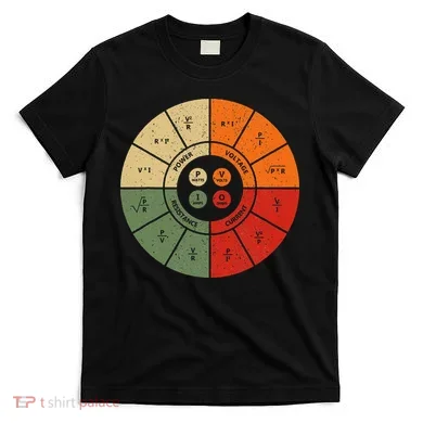 Ohms Law Diagram Electrical Electronics Engineer T-Shirt