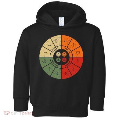 Ohms Law Diagram Electrical Electronics Engineer Toddler Hoodie