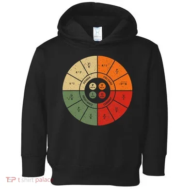 Ohms Law Diagram Electrical Electronics Engineer Toddler Hoodie