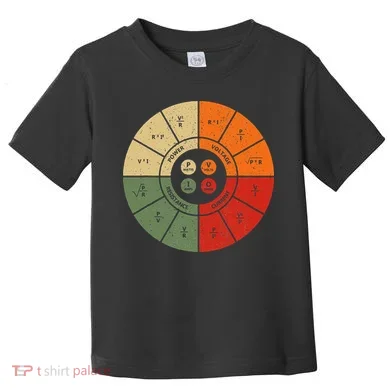 Ohms Law Diagram Electrical Electronics Engineer Toddler T-Shirt