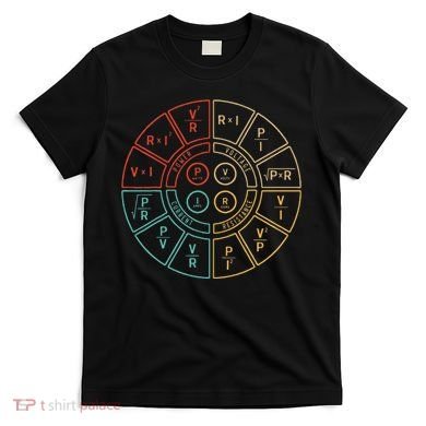 Ohms Law Diagram For Electrical Engineer T-Shirt