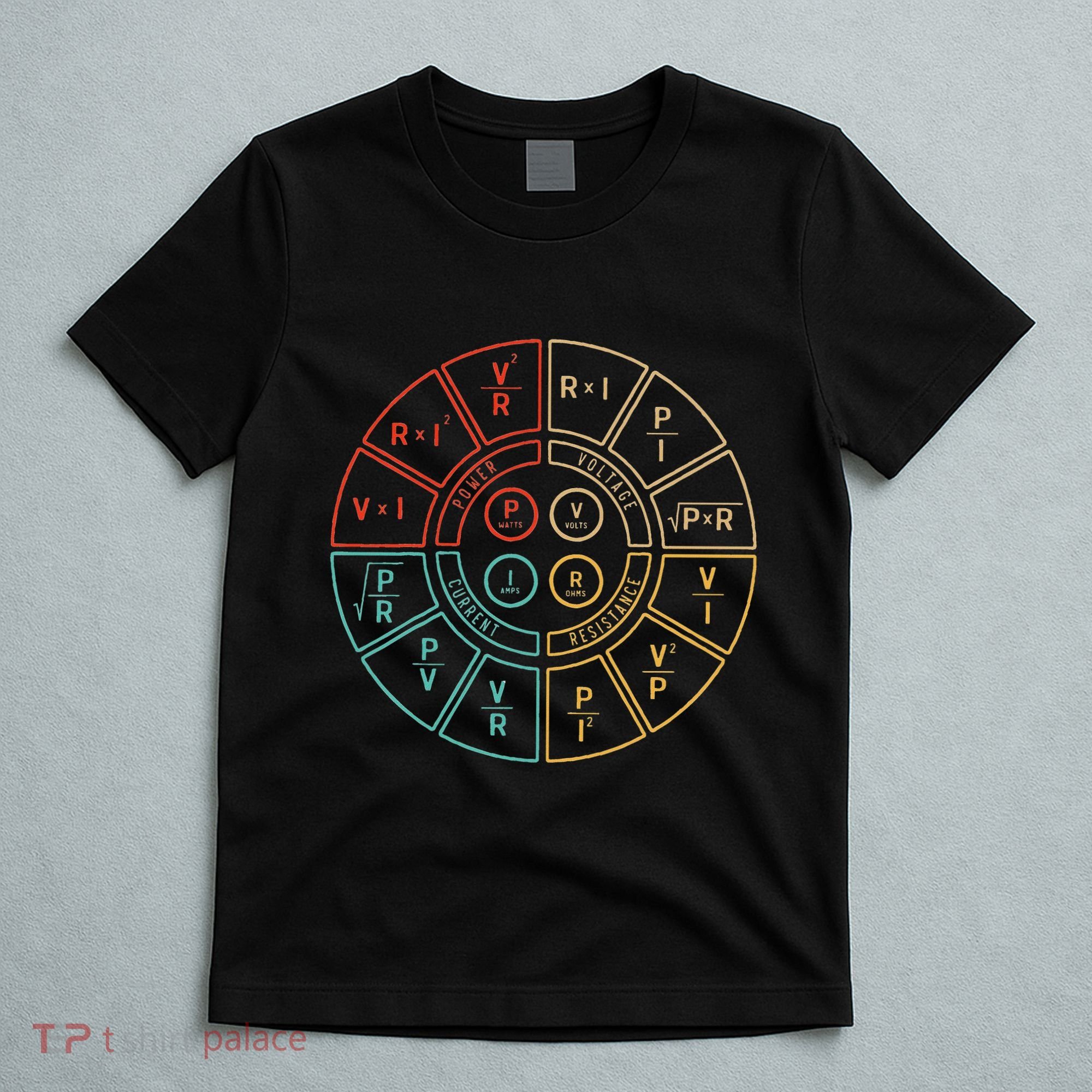 Ohms Law Diagram For Electrical Engineer T-Shirt