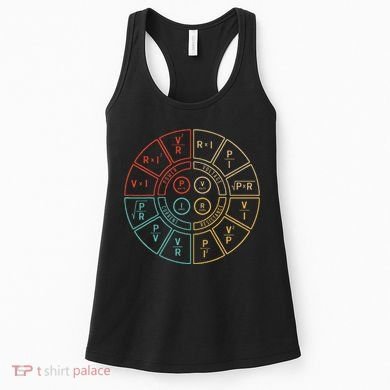 Ohms Law Diagram For Electrical Engineer Women's Tank Top