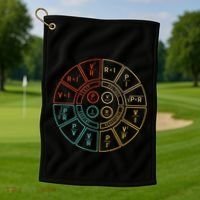 Ohms Law Diagram For Electrical Engineer Golf Towel thumb 1