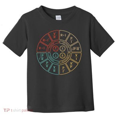 Ohms Law Diagram For Electrical Engineer Toddler T-Shirt