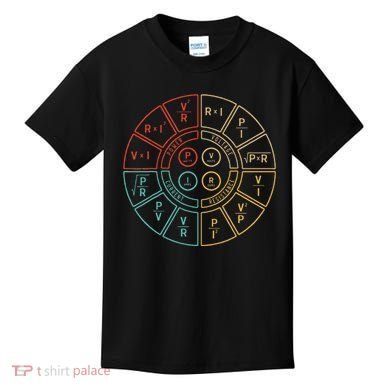 Ohms Law Diagram For Electrical Engineer Kids T-Shirt