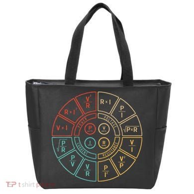 Ohms Law Diagram For Electrical Engineer Tote Bag