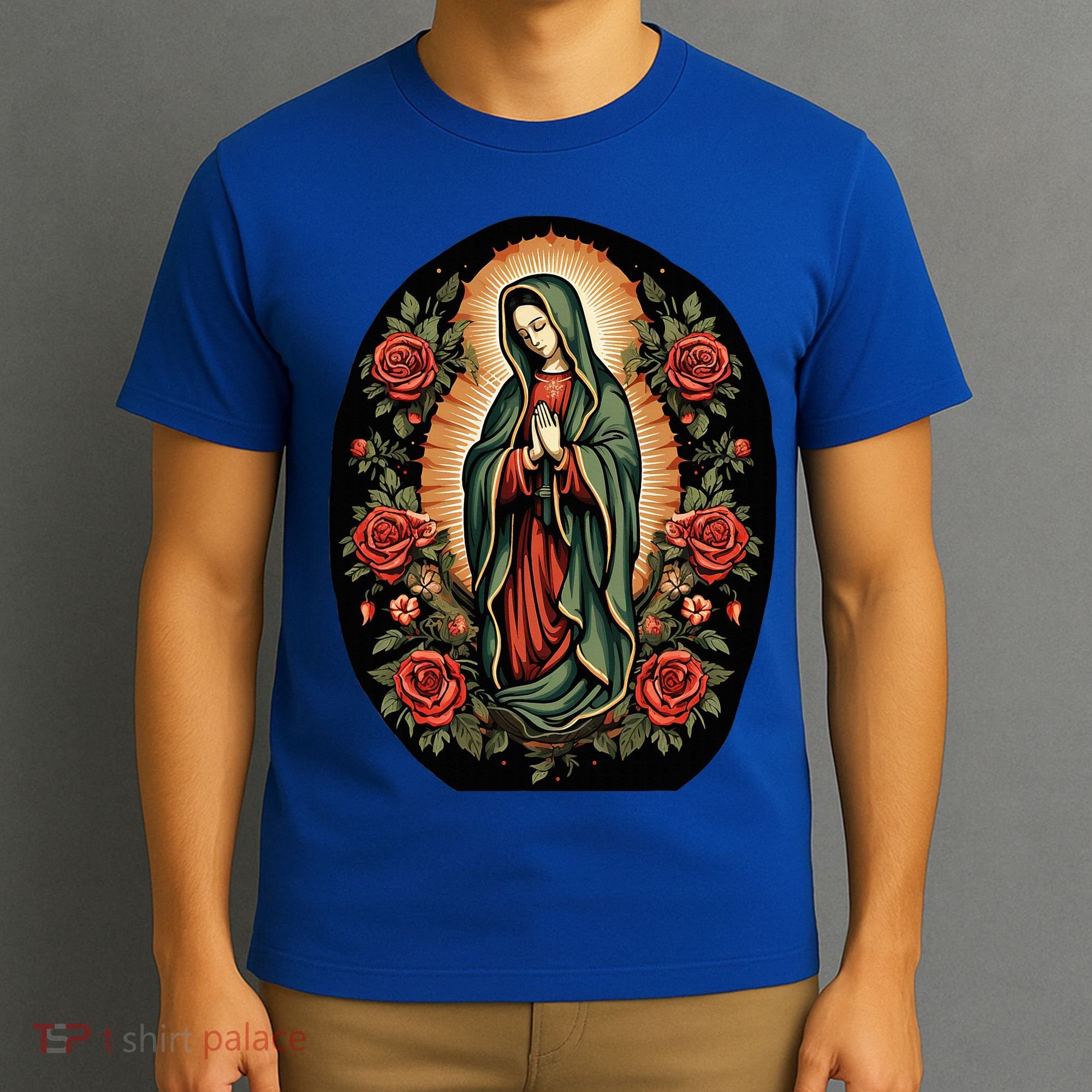 Our Lady De Guadalupe Sant Mary For Christians Catholics T-Shirt