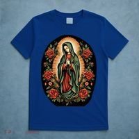 Our Lady De Guadalupe Sant Mary For Christians Catholics T-Shirt thumb 5