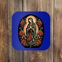 Our Lady De Guadalupe Sant Mary For Christians Catholics Coaster thumb 0