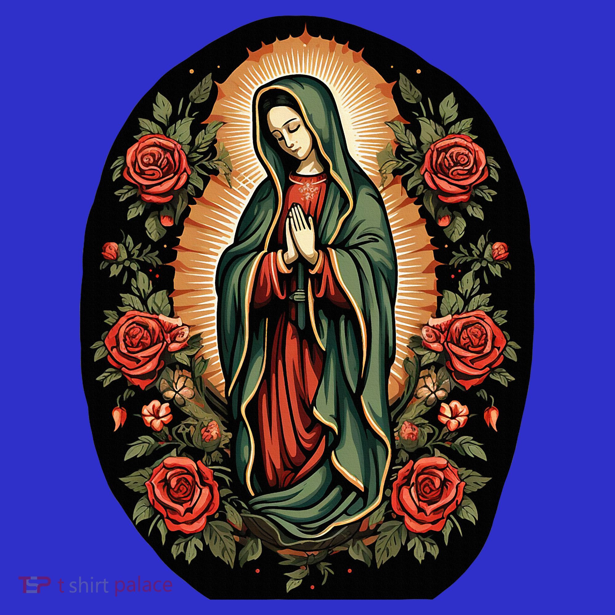 Our Lady De Guadalupe Sant Mary For Christians Catholics Mousepad