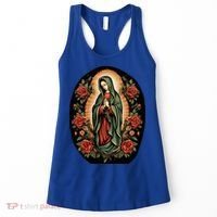 Our Lady De Guadalupe Sant Mary For Christians Catholics Women's Tank Top thumb 0
