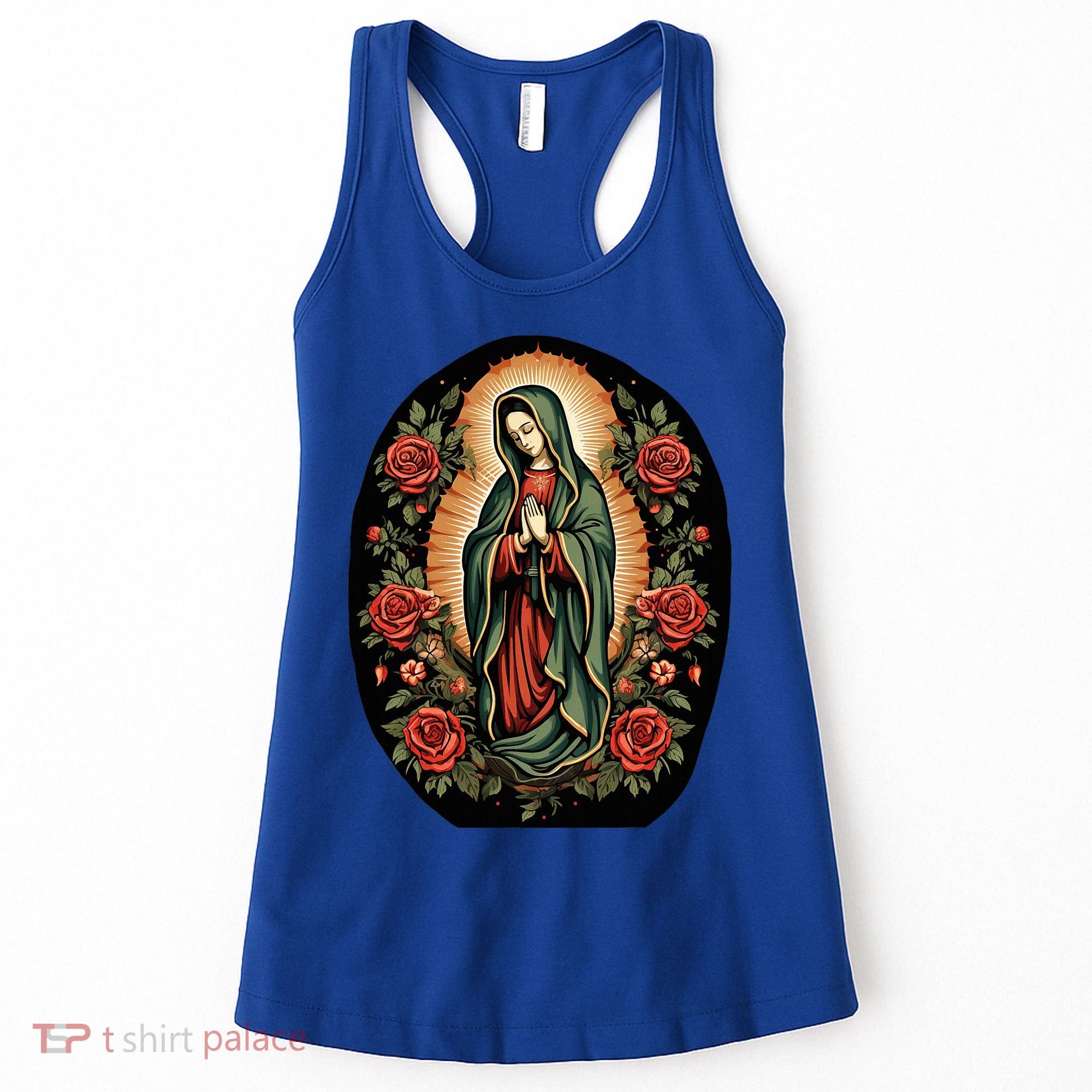 Our Lady De Guadalupe Sant Mary For Christians Catholics Women's Tank Top