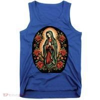 Our Lady De Guadalupe Sant Mary For Christians Catholics Tank Top thumb 0