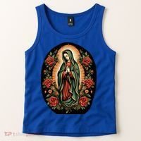 Our Lady De Guadalupe Sant Mary For Christians Catholics Tank Top thumb 2