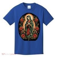 Our Lady De Guadalupe Sant Mary For Christians Catholics Kids T-Shirt thumb 0
