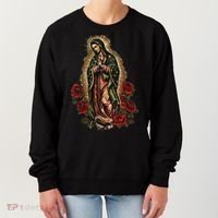 Our Lady De Guadalupe Sant Mary For Christians, Catholics Women's Sweatshirt thumb 0