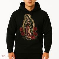 Our Lady De Guadalupe Sant Mary For Christians, Catholics Hoodie thumb 2