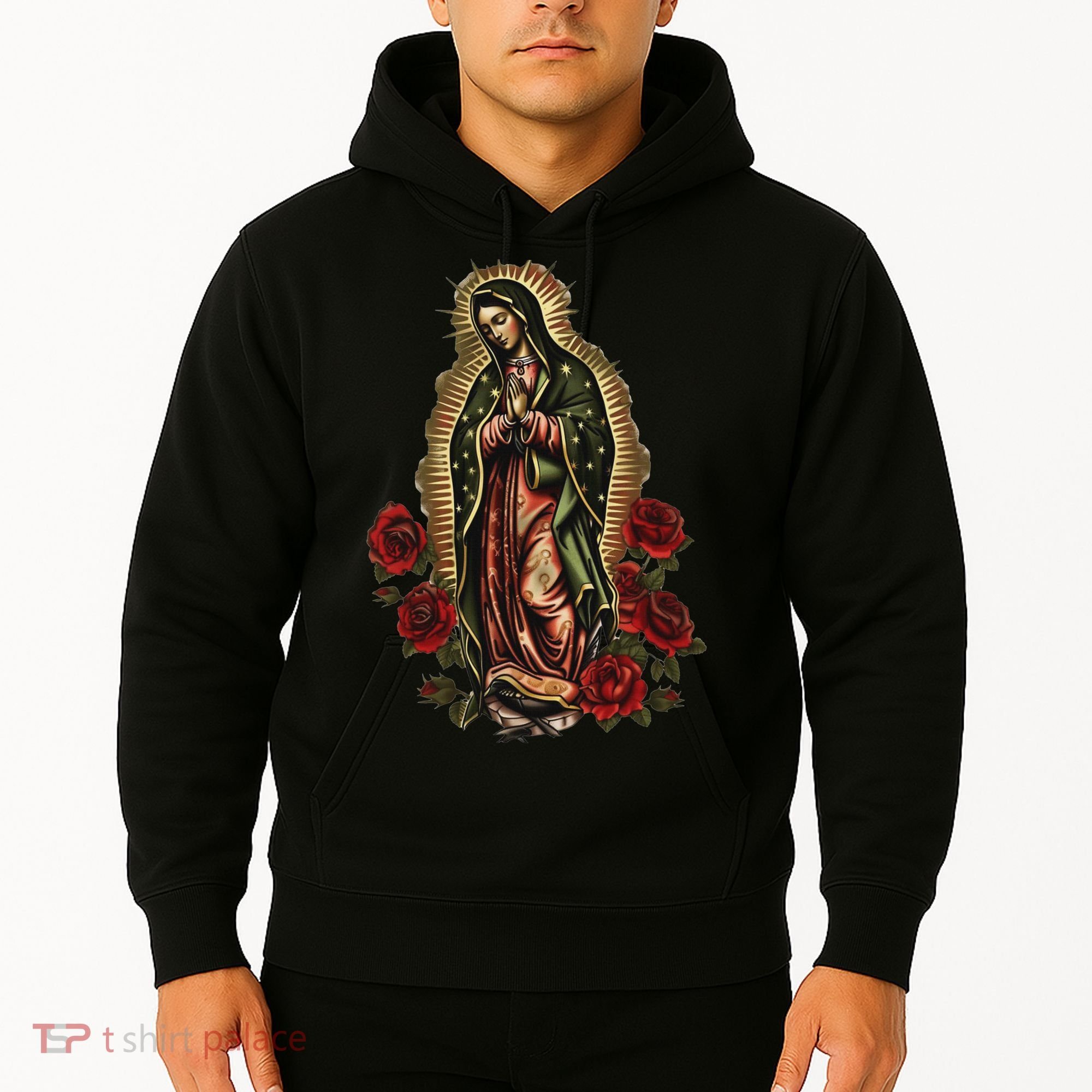 Our Lady De Guadalupe Sant Mary For Christians, Catholics Hoodie