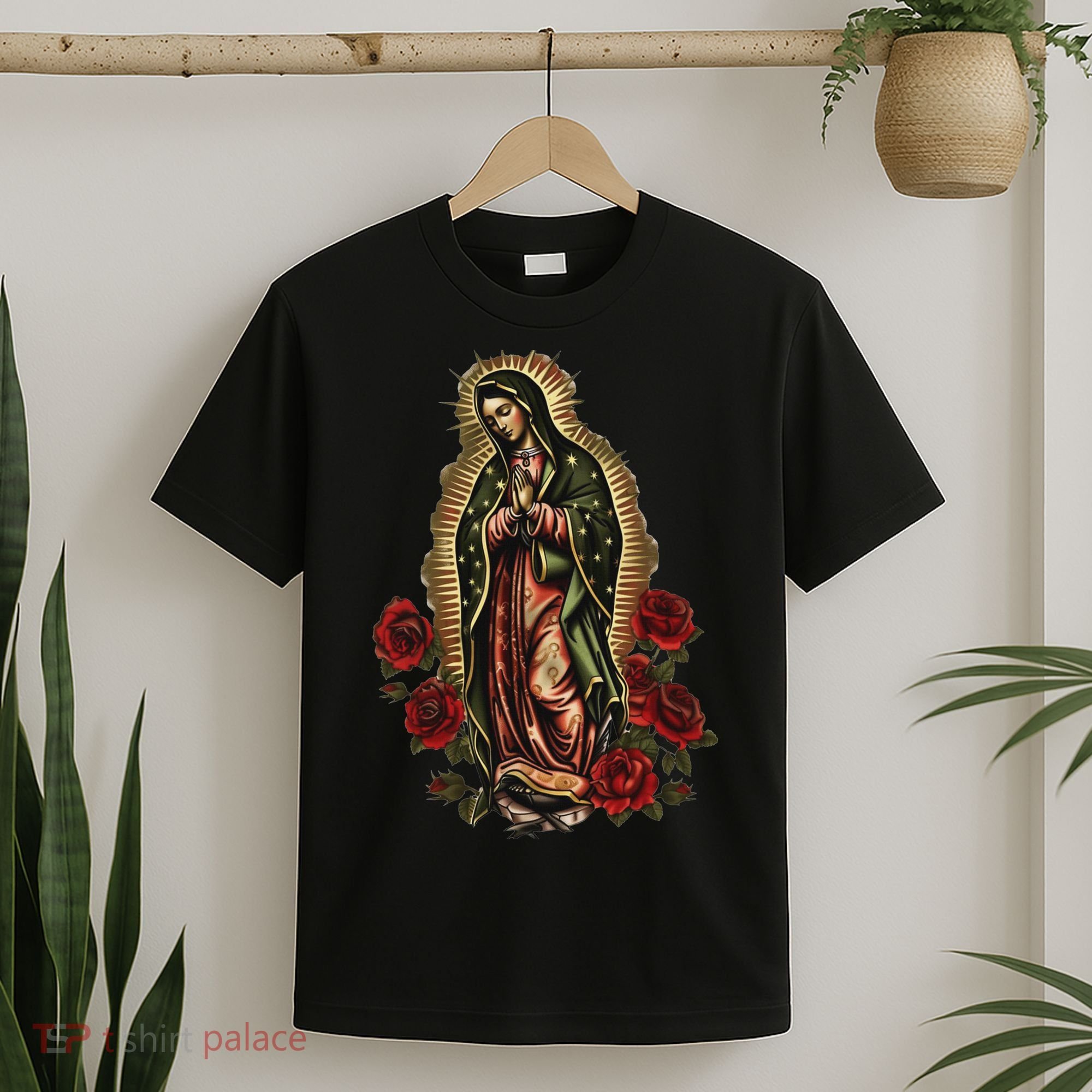 Our Lady De Guadalupe Sant Mary For Christians, Catholics T-Shirt