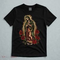 Our Lady De Guadalupe Sant Mary For Christians, Catholics T-Shirt thumb 5