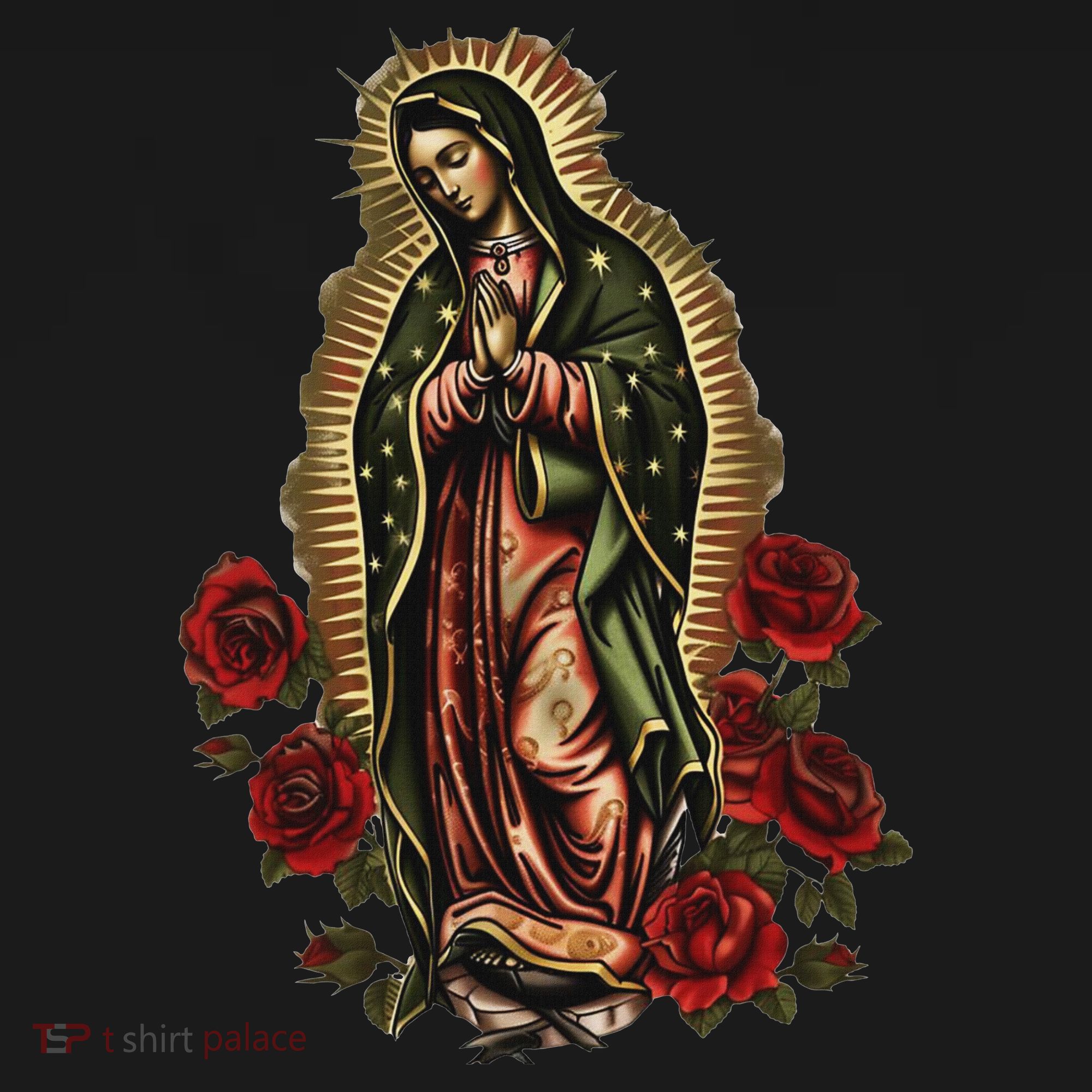 Our Lady De Guadalupe Sant Mary For Christians, Catholics Women's Hoodie