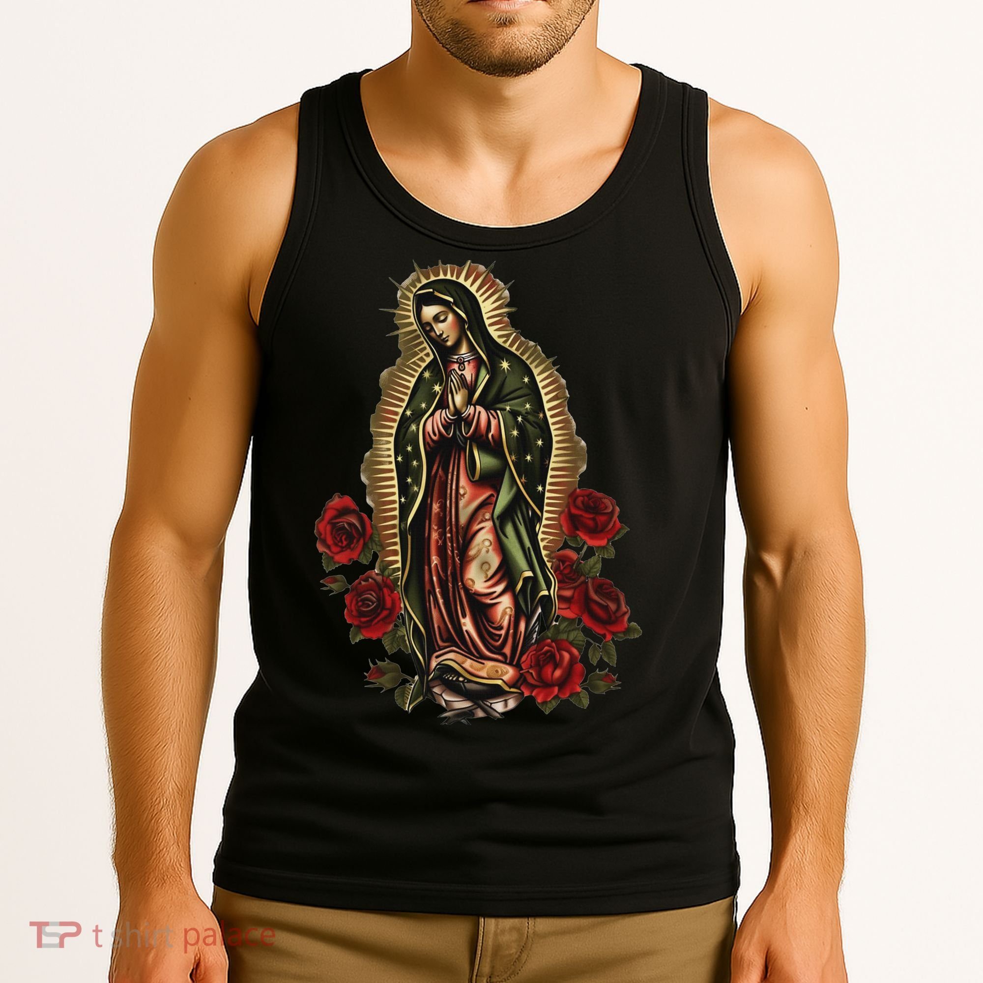 Our Lady De Guadalupe Sant Mary For Christians, Catholics Tank Top