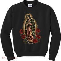 Our Lady De Guadalupe Sant Mary For Christians, Catholics Kids Sweatshirt thumb 0