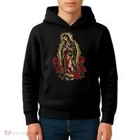 Our Lady De Guadalupe Sant Mary For Christians, Catholics Kids Hoodie thumb 4