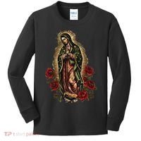 Our Lady De Guadalupe Sant Mary For Christians, Catholics Kids Long Sleeve Shirt thumb 0