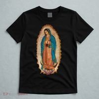 Our Lady De Guadalupe Sant Mary For Christians Catholics T-Shirt thumb 5