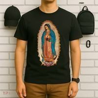 Our Lady De Guadalupe Sant Mary For Christians Catholics T-Shirt thumb 6