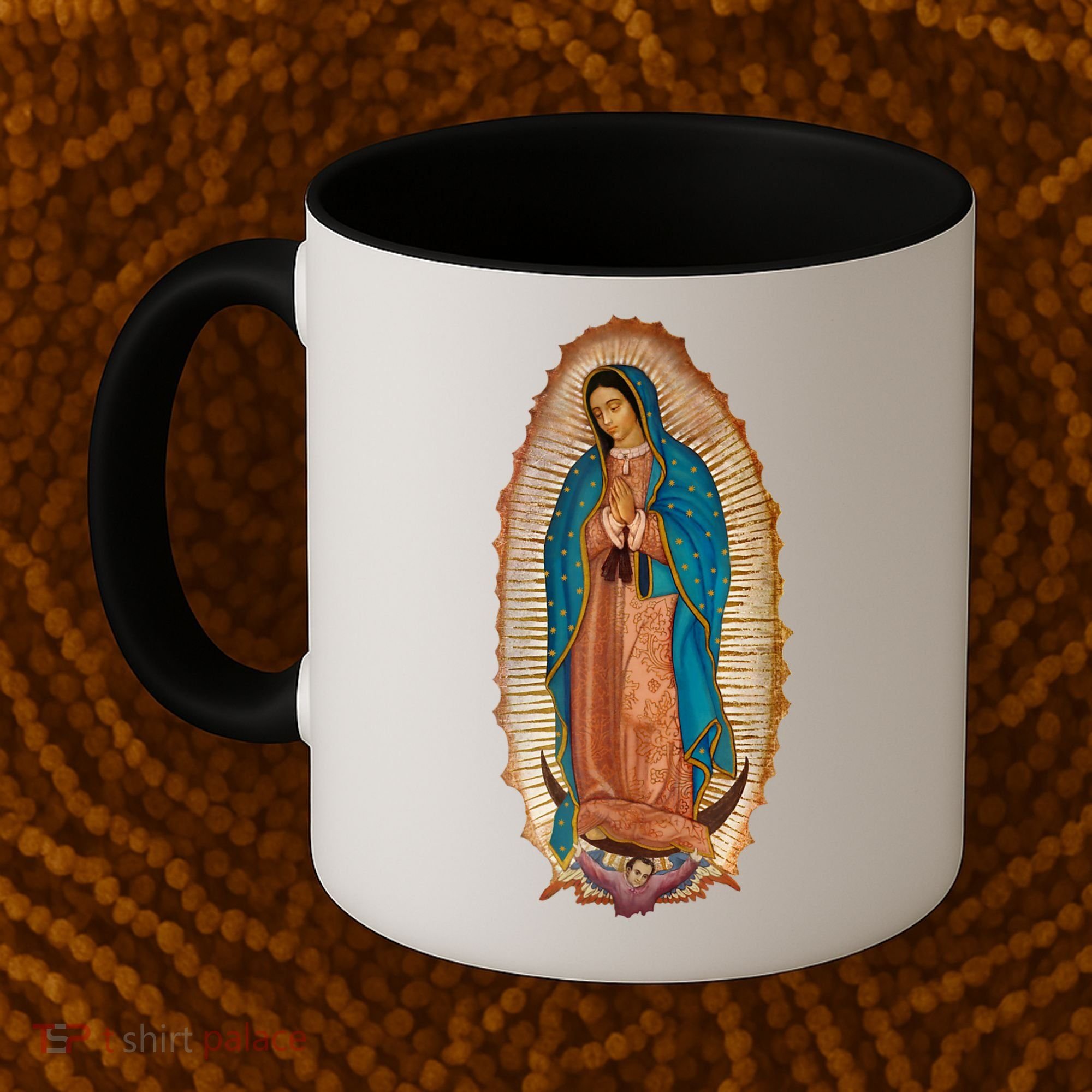 Our Lady De Guadalupe Sant Mary For Christians Catholics Coffee Mug