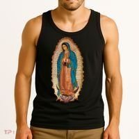 Our Lady De Guadalupe Sant Mary For Christians Catholics Tank Top thumb 3