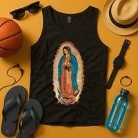 Our Lady De Guadalupe Sant Mary For Christians Catholics Tank Top thumb 4