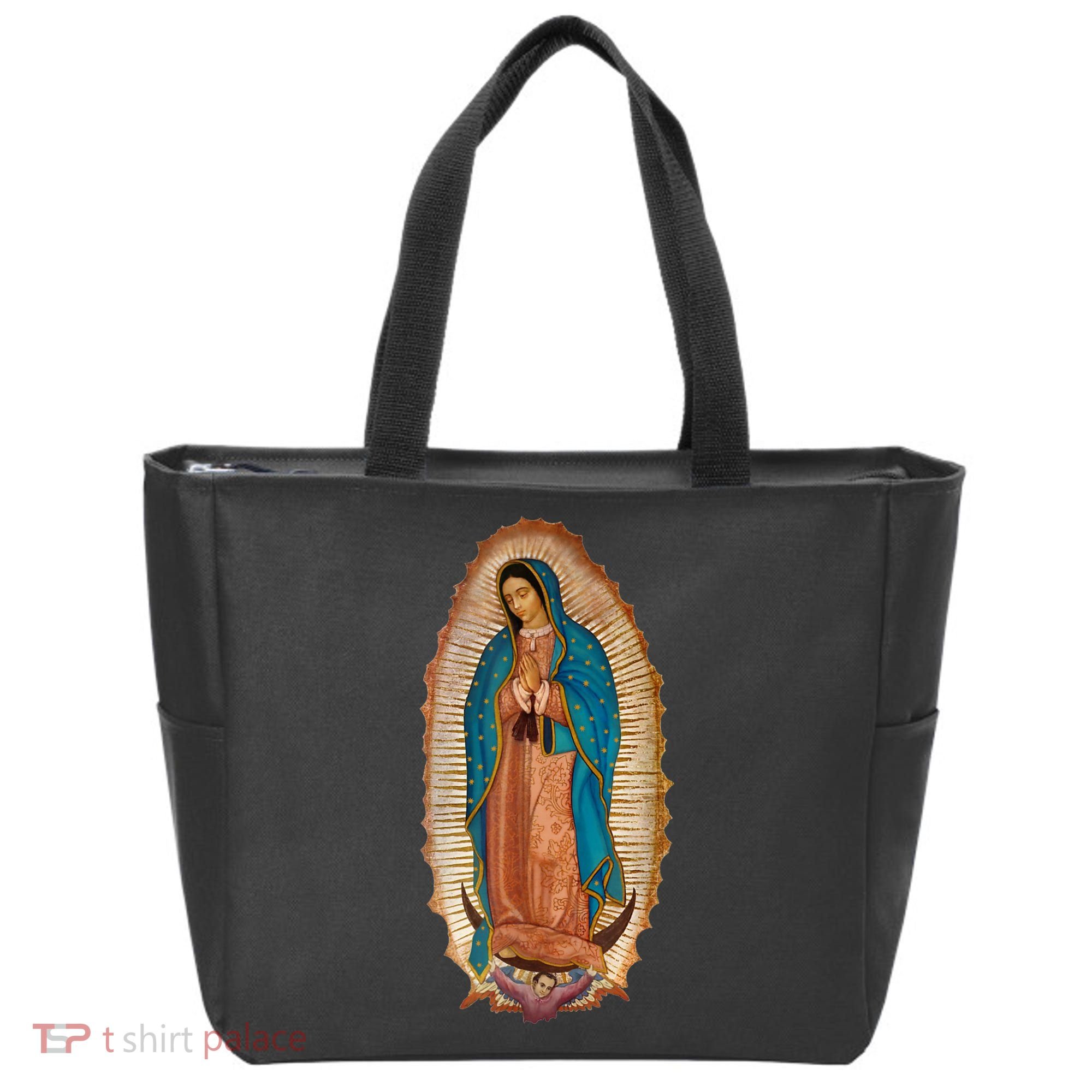 Our Lady De Guadalupe Sant Mary For Christians Catholics Tote Bag