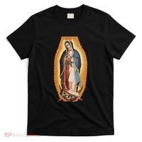 Our Lady De Guadalupe Mary Mother Of God Christian Catholics Rosary T-Shirt thumb 0