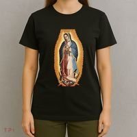 Our Lady De Guadalupe Mary Mother Of God Christian Catholics Rosary T-Shirt thumb 4