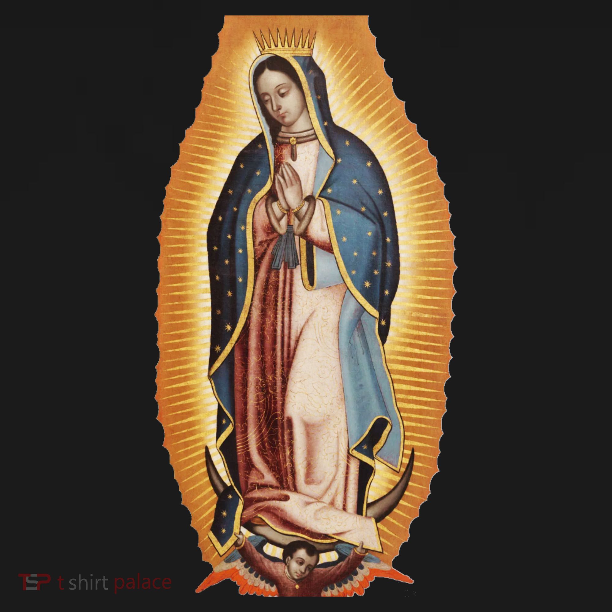 Our Lady De Guadalupe Mary Mother Of God Christian Catholics Rosary Women's Tank Top