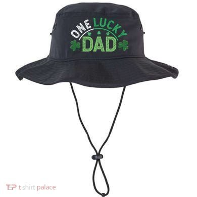 One Lucky Dad Shamrock Papa Irish Saint Patricks Day Daddy Bucket Hat