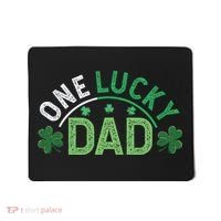 One Lucky Dad Shamrock Papa Irish Saint Patricks Day Daddy Mousepad thumb 0