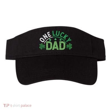 One Lucky Dad Shamrock Papa Irish Saint Patricks Day Daddy Visor