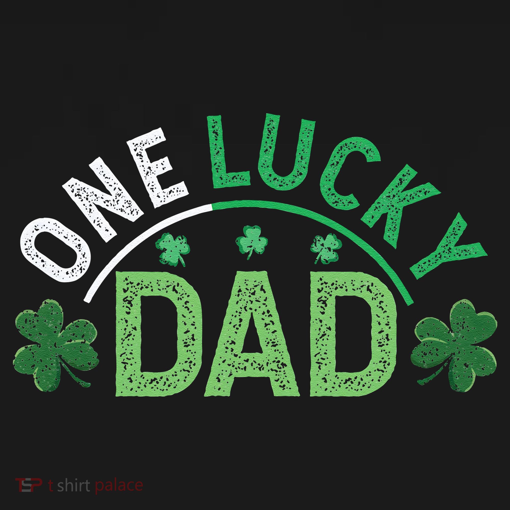 One Lucky Dad Shamrock Papa Irish Saint Patricks Day Daddy Visor