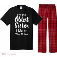 Oldest Sister I Make The Rules Funny Pajama Set thumb 0